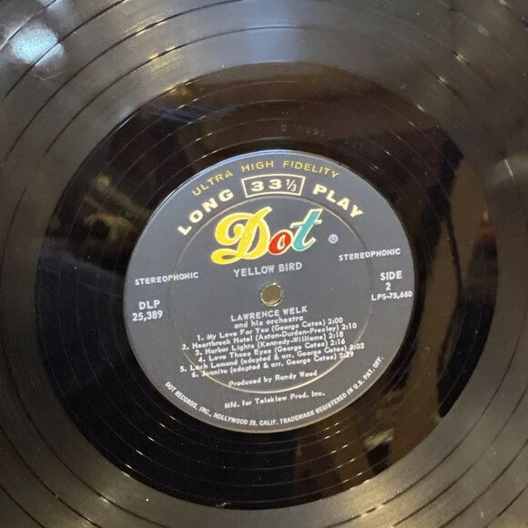 Lawrence Welk Yellow Bird (Vinyl, 1961) Dot Records DLP 25389 VG LP Record Album - Picture 10 of 12